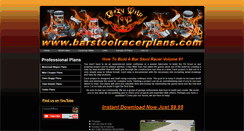 Desktop Screenshot of barstoolracerplans.com